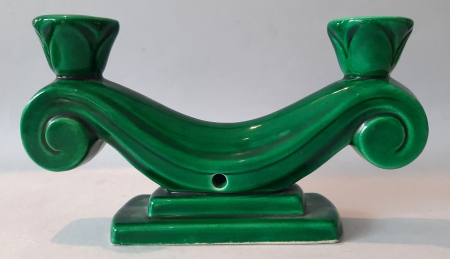 Ceramiczny świecznik dwupłomienny, Vallauris