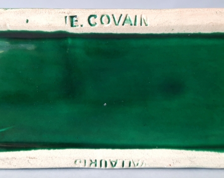 Ceramiczny świecznik dwupłomienny, Vallauris