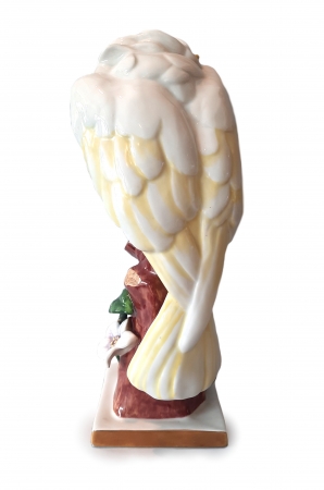 Figurka porcelanowa 'Papuga Kakadu'