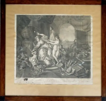 Alegoria Włoch zaatakowanych przez Francję, 1814