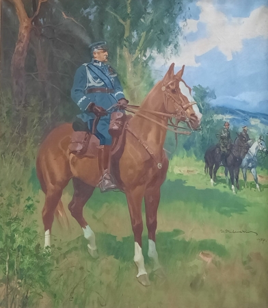 Marszałek Józef Piłsudski na Kasztance 1937 r.