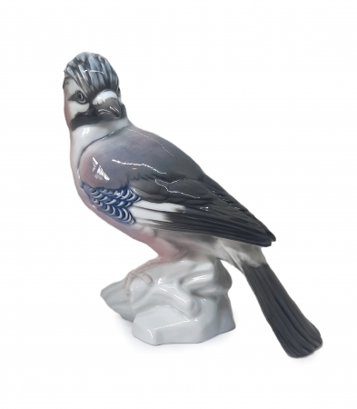 Figurka porcelanowa Sójka, Niemcy / Karl ENS I poł. XX w.