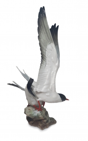 Figurka porcelanowa Rybitwy, proj. Gunther Granget, Niemcy / Hutschenreuther