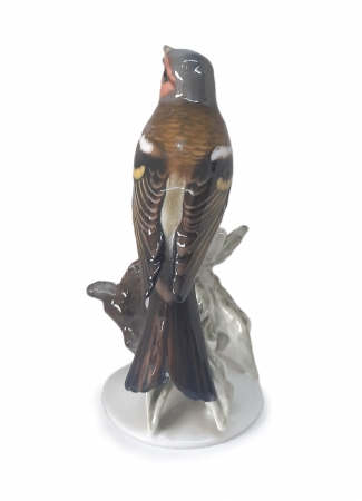 Figurka porcelanowa Zięba, proj. Fritz Heidenreich, Niemcy / Rosenthal lata 50./60. XX w.