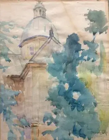 Pejzaż paryski / Akt kobiecy