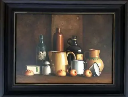 Martwa natura z cebulami