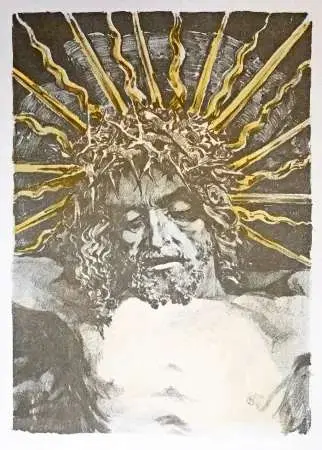 Głowa Chrystusa Ukrzyżowanego z koscioła Mariackiego, 1929