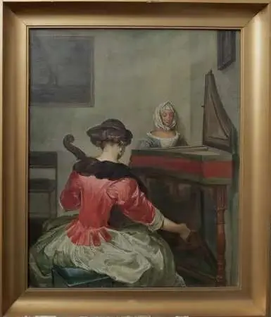 Koncert, wg Gerarda ter Borcha (1617-1681)
