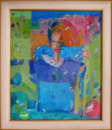 Kobieta z kolczykiem